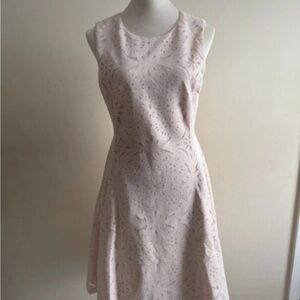 DKNY Elegant Pink Lace Dress